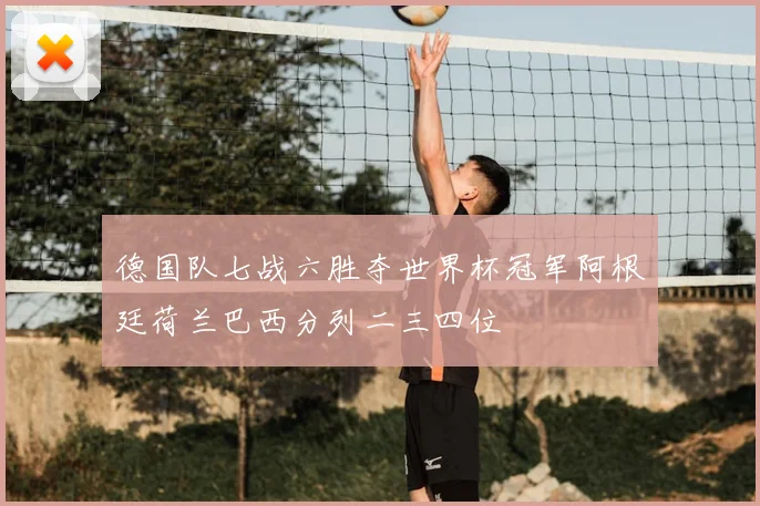德国队七战六胜夺世界杯冠军阿根廷荷兰巴西分列二三四位